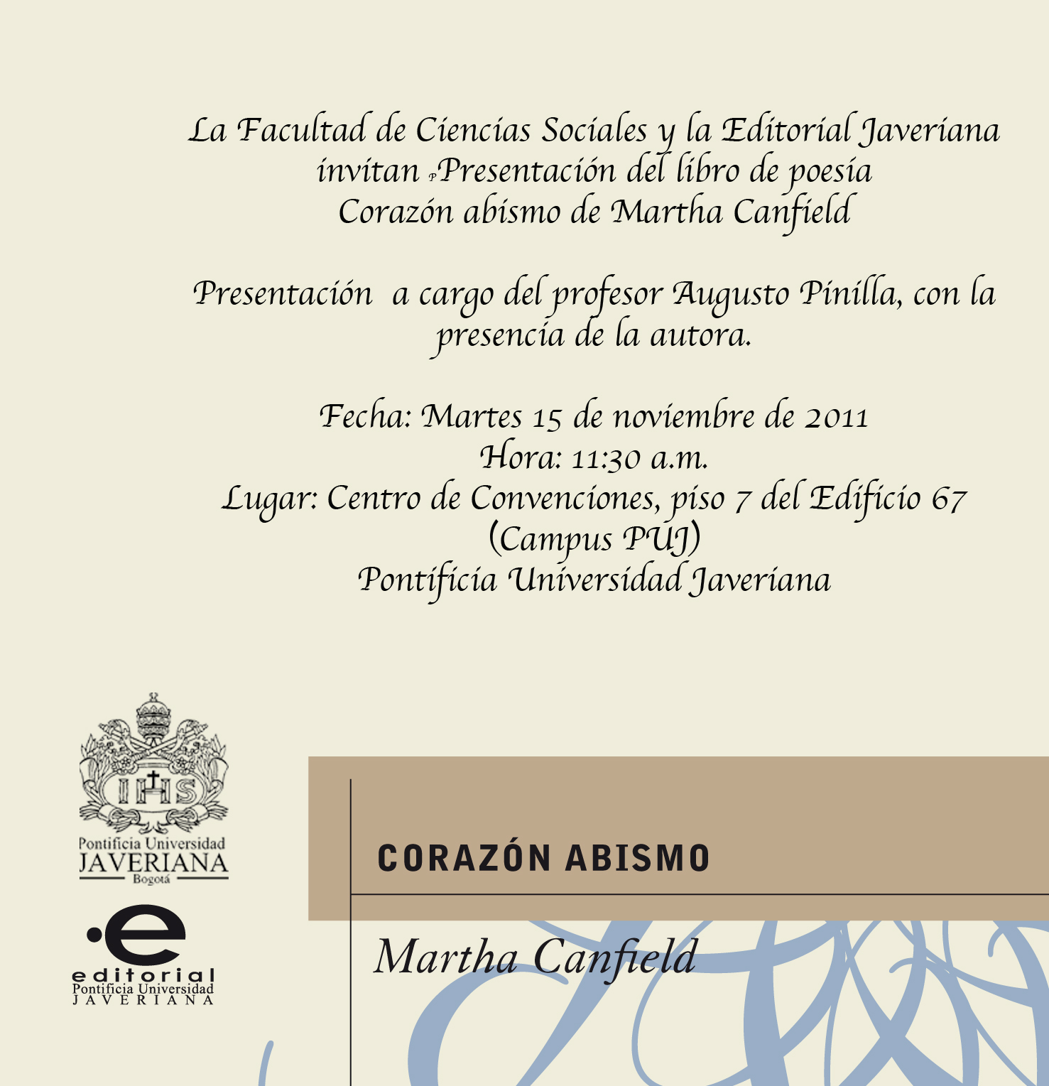 invito per corazon abismo